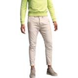 👉 Broek male wit Cuda Relaxed Tapered Trousers 7041 - Ctr211606-7041 8719419733073