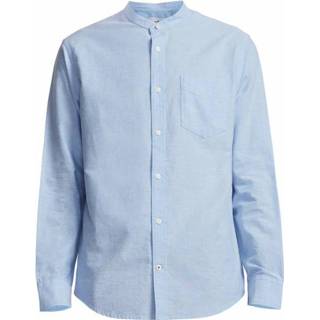 👉 S male blauw Justin skjorte