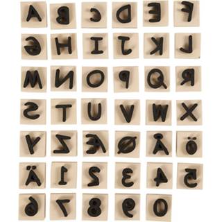 👉 Stempel foam Creotime Stempels Letters & Cijfers 3 X Cm 41-delig 5707167056080