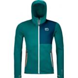 👉 XXL mannen blauw Ortovox - Fleece Hoody Merinovest maat XXL, 4251422583282