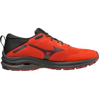 👉 Mannen zwart rood Mizuno - Wave Rider TT Trailrunningschoenen maat 48,5, rood/zwart 5059431199437