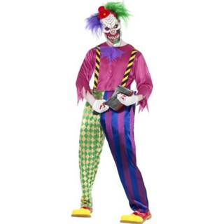 👉 Eng horror clown kostuum Kolorful