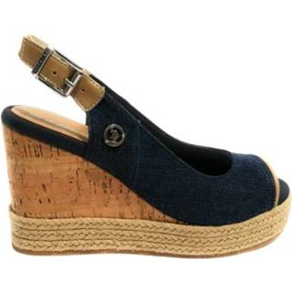 👉 Vrouwen blauw Scarpe Zeppa Mod. Topazia Tessuto TC 100 PL 35 Ds18Up01 8055197028179