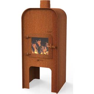 👉 Tuinhaard forno gap + deur - cortenstaal