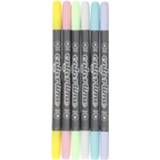 👉 Creotime Colortime Dubbelstiften 6 Stuks Lichte Kleuren