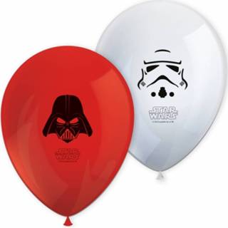 👉 Ballon rood wit Procos Ballonen Star Wars Final Battle 28 Cm Latex Rood/wit 5201184841655