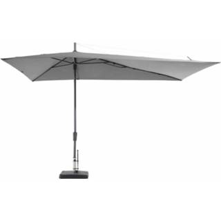 👉 Grijs Stokparasol Asymetriq Sideway 360 X 220 Cm Light Grey 8713229077563