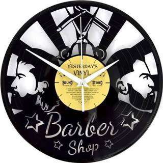 👉 Vinyl klok kapper - Barbershop van Gerecyclede Plaat