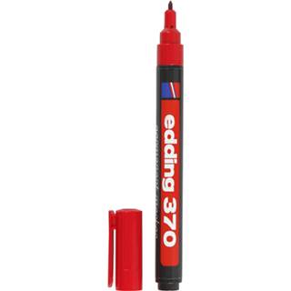 👉 Edding Stift Permanent 370 1 Mm Rood