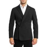 👉 Blazer zwart XL male Double Breasted Black