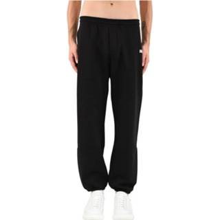 👉 L male zwart Pantaloni Jogging In Felpa