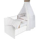 👉 SCHARDT Kinderbed Classic White Big Stars, beige