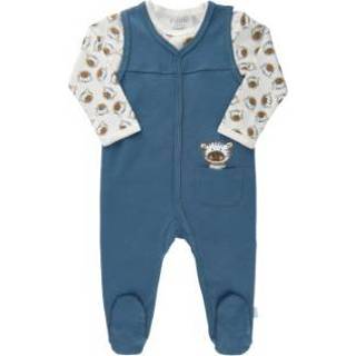 👉 Blauw porselein FIXONI romperset lange mouw 2 stuks 5703420993994