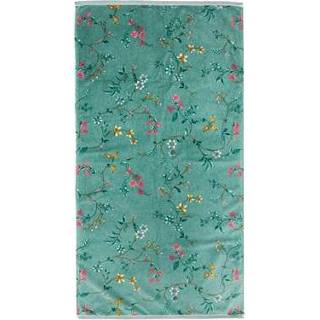 👉 Badhanddoek groen katoen Pip Studio Les Fleurs 70 x 140 cm - 8719931382568