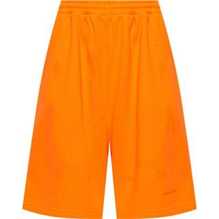 👉 Sweat short m vrouwen oranje shorts with logo