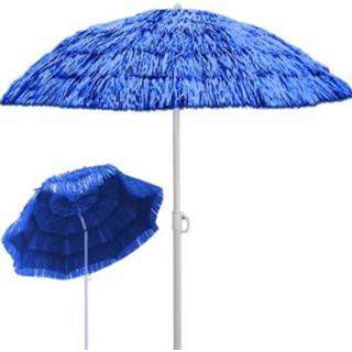 👉 Parasol blauw - Zonnescherm Hawaii 4250525320060