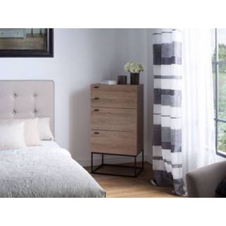 👉 Houtkleur Beliani Acra - Dressoir-lichte Houtkleur-vezelplaat 4260586351804