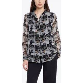 👉 Hemd Printed Black vrouwen s viscose - moodboard 5397189334336