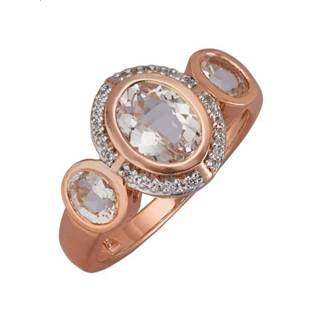 👉 Dames ring zilver roze vrouwen Damesring KLiNGEL 4055707805584