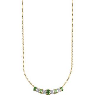 👉 Halsketting groen zilver vrouwen Collier KLiNGEL 4055707794208