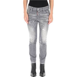 👉 Spijkerbroek vrouwen grijs meisjes Cool girl jeans