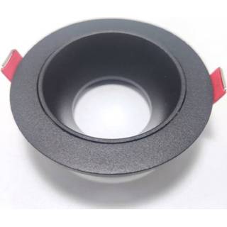 👉 Inbouwspot zwart active Rond, Vast, Ã85mm, /