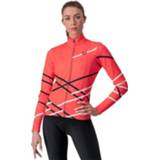 👉 Damesshirt l active vrouwen CASTELLI met lange mouwen Diagonal damesfietsshirt mouwen, 8050949228005