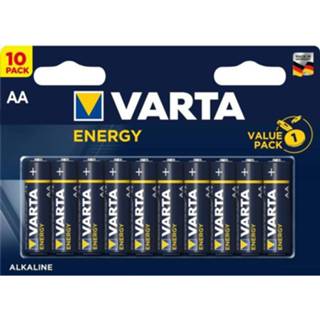 👉 Varta Pack Van 10 Aa-alkalinebatterijen (Lr06) 1,5v 4008496674398