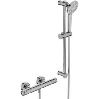 👉 Handdouche chroom Thermostatische Doucheset - Ceratherm T50 60 Cm Bar En Ø11 3j Ronde Ideal Standard 4015413345835