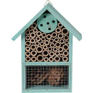 👉 Insectenhotel blauw hout Pro Garden 15 X 8 20 Cm 8719202916348