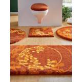 👉 Badmat terracotta polyacryl unisex taupe waardig materiaal Badmatten Alruna Grund
