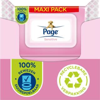 👉 Vochtig toiletpapier active 6x Page Sensitive Maxi 74 stuks 5029054235577
