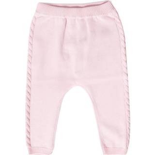 👉 Broek vrouwen roze Knitted trousers with logo