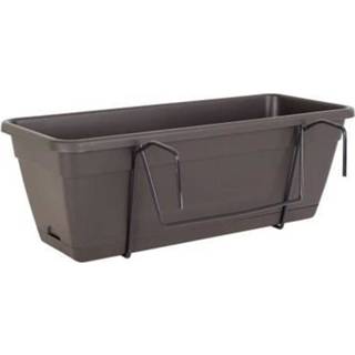 👉 AntracietGrijs Artevasi Venezia Planter Kit Met Waterreserve - 10 L 49 X 19,5 16,6 Cm 5600442812862