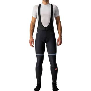 👉 Lange fietsbroek m mannen zwart Castelli Polare 3 Bib Tights - fietsbroeken met bretels 8050949466421