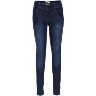 Spijkerbroek blauw katoen mix medium jongens meisjes Name it Girls Jeans Tita blue denim 5713445233593