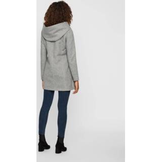 👉 Gerecycled materiaal XS vrouwen grijs Tussenmantel 'DONA' 5713739384420