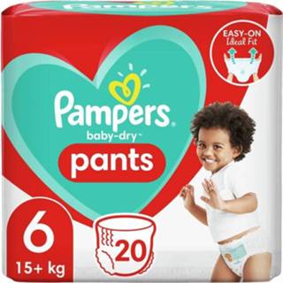 👉 Pamper 6 20 baby's Pampers Baby-dry Pants Luiers Maat 6, Slipjes 8001841461861