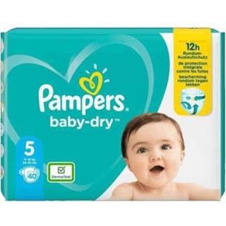 👉 Pamper 5 40 baby's Pampers Baby-dry Maat 5, Luiers 8001841497198