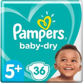 👉 Pamper baby's Pampers Baby-dry Maat 5+, 36 Luiers 8001841497228