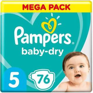 👉 Pamper 5 76 baby's Pampers Baby-dry Maat 5, Luiers 8001841497907