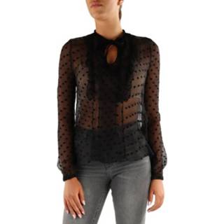 👉 L vrouwen zwart Blusa