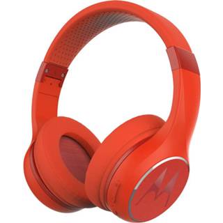 👉 Koptelefoon rood Motorola Escape 220 - Over Ear Draadloos Bluetooth 5012786041486