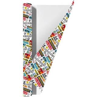 👉 Kaftpapier multikleur Mario Kart Voor Schoolboeken - 200 X 70 Cm 6 Rollen 9098998026554