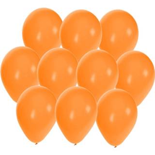 👉 Ballon oranje 30x Stuks Party Ballonnen - 27 Cm Kleur Voor Lucht Of Helium 8720576380420