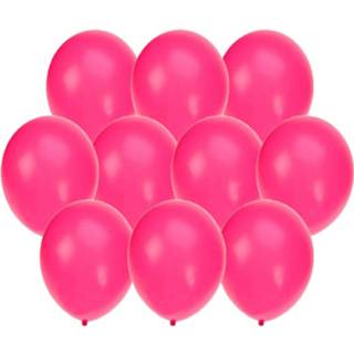 👉 Ballon roze 30x Stuks Neon Party Ballonnen 27 Cm - Knalroze Feestartikelen/versiering 8720576380253