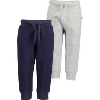 👉 Sweat broek jongens blauw BLUE SEVEN Sweatbroek 2-pack middernachtblauw+fog 4063948480767