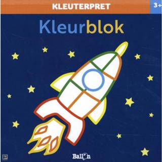 👉 Peuters Kleuterpret Kleurblok Raket 3+ 9789403222301
