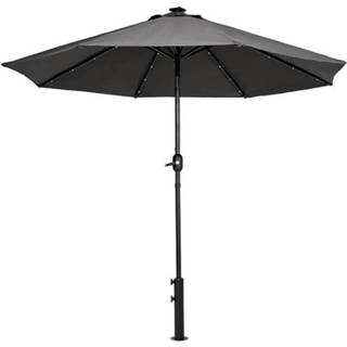 👉 Feel Furniture - Led Parasol - 2.7 Meter - Donkergrijs