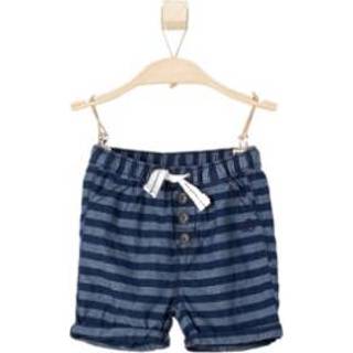 👉 S.OLIVER Boys Shorts blauw denim regelmatig - Blauw - Gr.86 - Meisjes